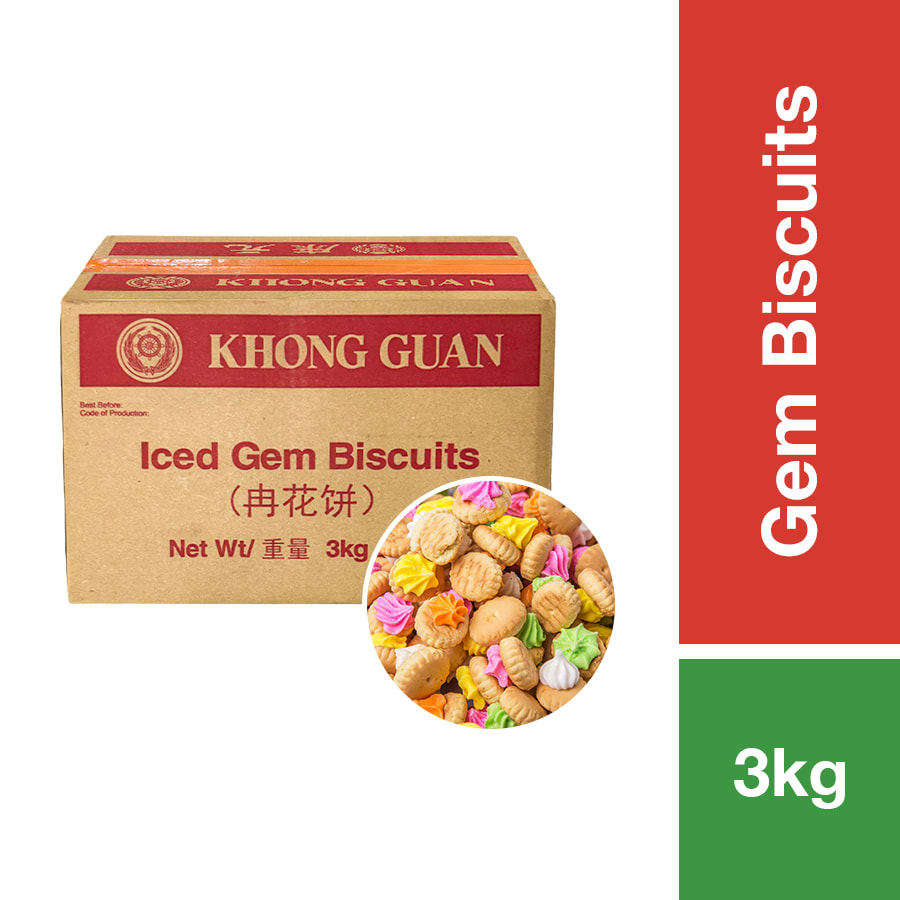 KHONG GUAN ICED GEM BISCUITS 3KG