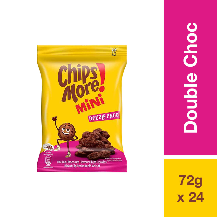 CHIPSMORE 72G DOUBLE CHOCOLATE