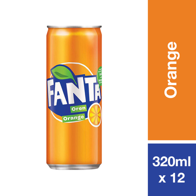 FANTA ORANGE CAN 320ML