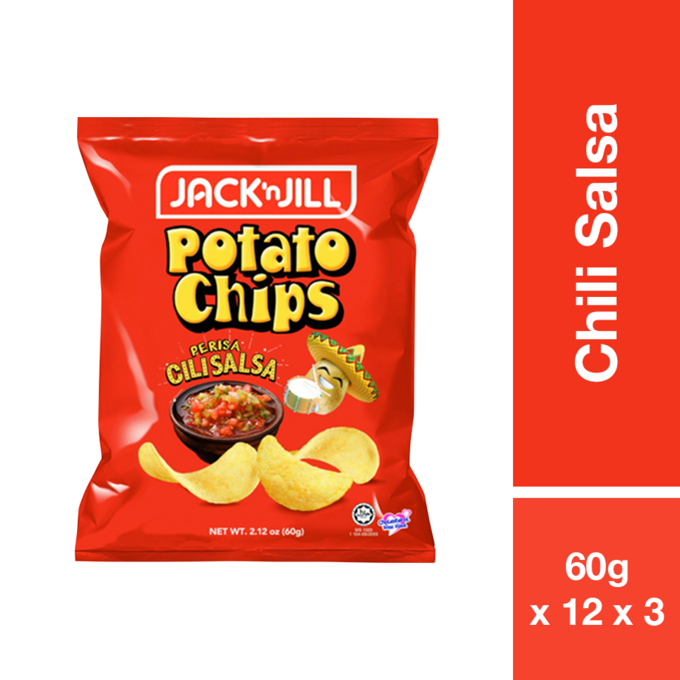 JACKNJILL POTATO CHIPS CHILI SALSA 60G