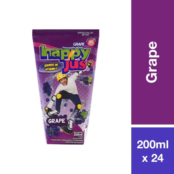 HAPPY JUS 200ML GRAPE