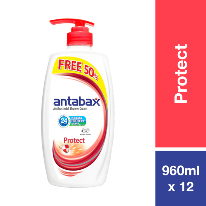 ANTABAX SHOWER CREAM PROTECT BOTTLE 960ML