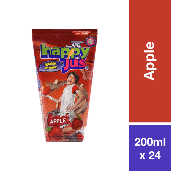 HAPPY JUS 200ML APPLE