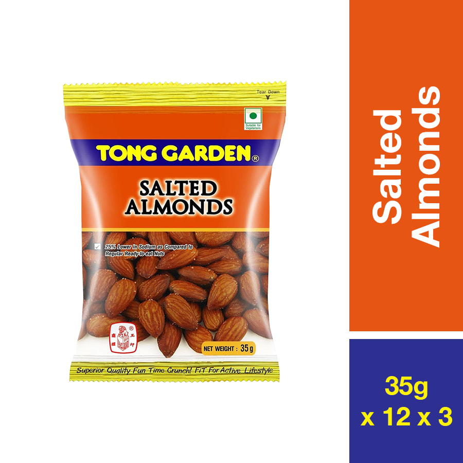 TONG GARDEN SALTED ALMONDS 35G