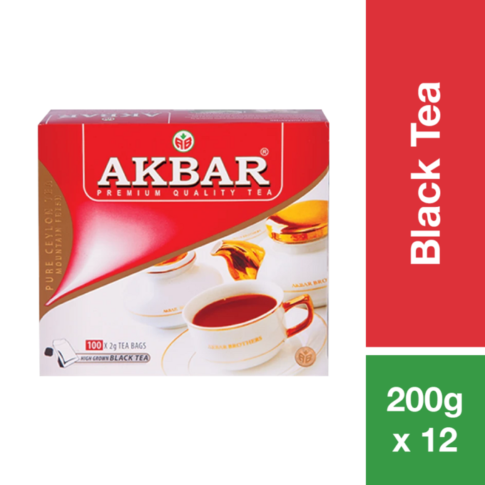 AKBAR TEA BAGS 200G