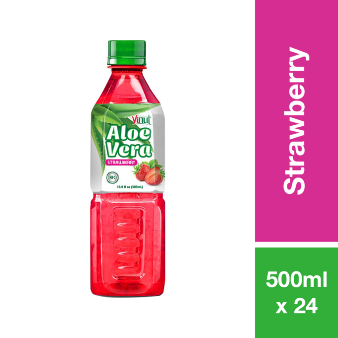 VINUT ALOE VERA STRAWBERRY 500ML