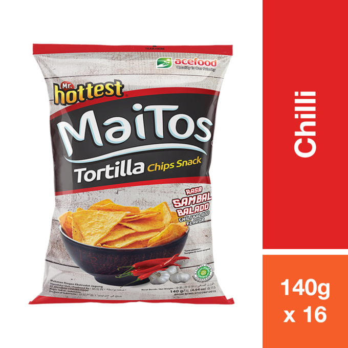 MR. HOTTEST MAITOS CHIPS CHILLI 140G