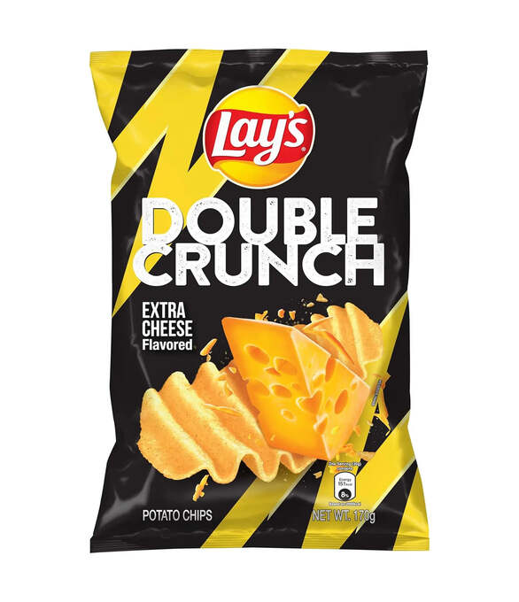 LAYS DOUBLE CRUNCH SMOKIN' BBQ 50G