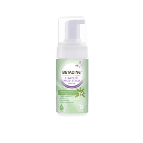 Betadine Feminine Wash Foam Fresh and Active 100 ml Manfaat, Cara