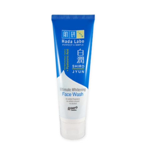 Hada labo shirojyun ultimate whitening face wash discount