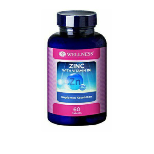 Wellness Zink with Vitamin B6 60 Tablet Alodokter Shop