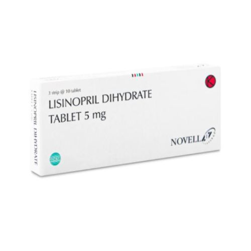 Lisinopril 5 mg 10 Tablet Novell Manfaat, Kandungan, Dosis, dan Efek Samping