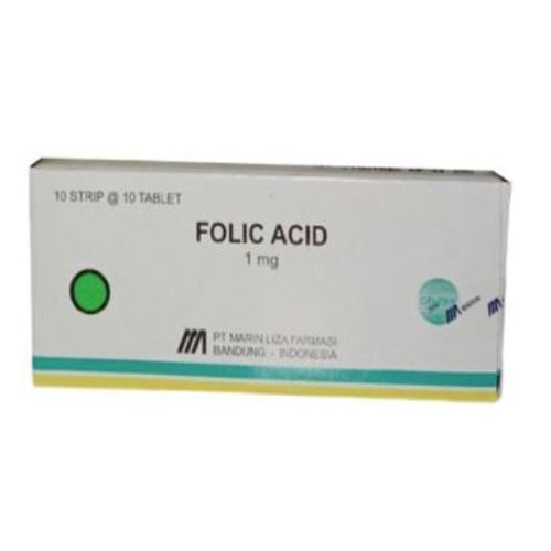 Folic Acid 1 mg 10 Tablet Manfaat, Kandungan, Dosis, dan Efek Samping