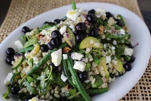 Blueberry and Barley Salad Bowl