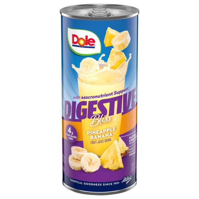 DOLE Digestive Bliss Pineapple Banana 6/4/8oz