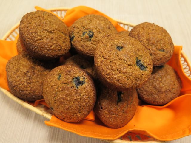 Bran Blueberry Maple Muffins