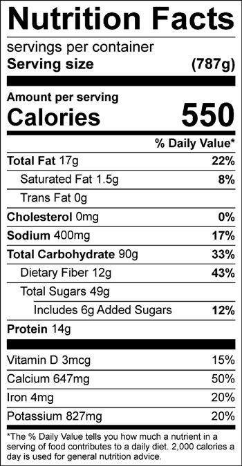 Nutrition Facts