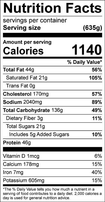 Nutrition Facts