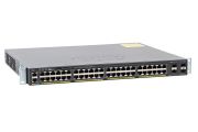 Cisco Catalyst WS-C2960X-48FPS-L Switch LAN Base License, Port-Side Air Intake