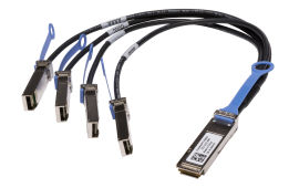 Dell QSFP+ to 4x SFP+ Breakout Cable 0.5M - P4YPY