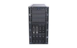 Front view of Dell PowerEdge T330 with 2 x 300GB SAS 15k 3.5" HDDs