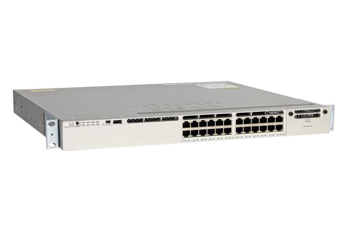 Cisco Catalyst WS-C3850-24T-L Switch IP Services License, Port-Side Intake Airflow