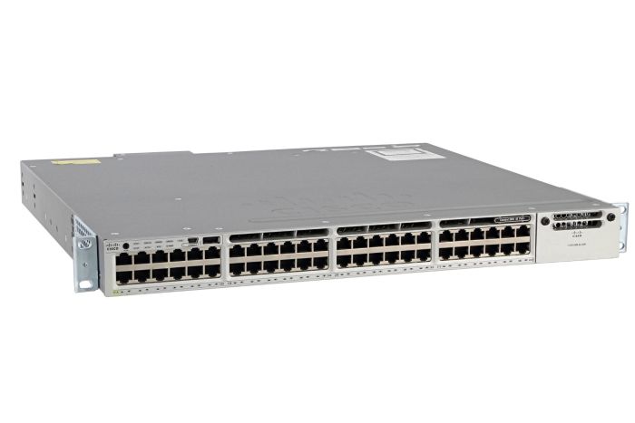 Cisco Catalyst WS-C3850-48F-L Switch IP Services License, Port-Side Intake Airflow