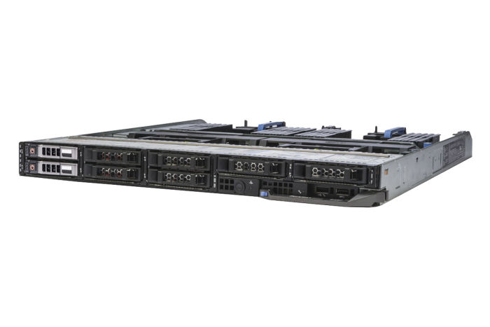 Dell PowerEdge FC830 1x8 2.5" SATA, 4 x E5-4627 v3 2.6GHz Ten-Core, 128GB, 2 x 1.92TB SATA SSD, PERC S130, iDRAC8 Enterprise