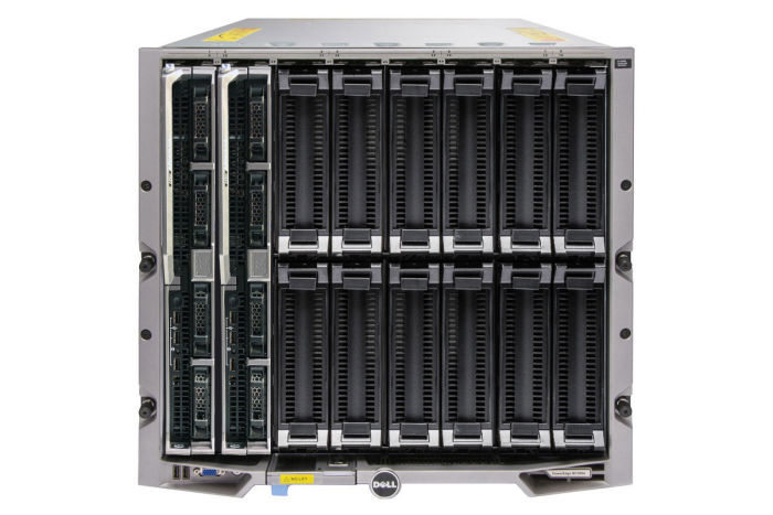Dell PowerEdge M1000e - 2 x M830, 4 x E5-4627 v3, 128GB, PERC H730, iDRAC8 Enterprise