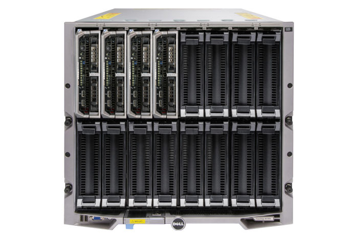 Dell PowerEdge M1000e - 4 x M630, 2 x E5-2650 v3, 96GB, PERC H730, iDRAC8 Enterprise