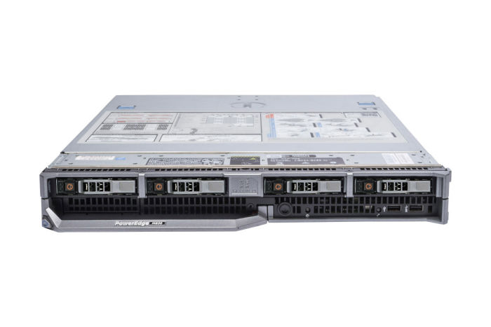 Dell PowerEdge M830 1x4 2.5" SAS, 4 x E5-4620 v4 2.1GHz Ten-Core, 512GB, 4 x 400GB SAS SSD, PERC H730, iDRAC8 Enterprise