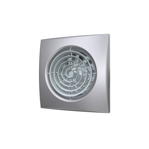 Вентилатор за баня Era Aura 5C, Цвят сив метал, 125мм, 10W, 180куб.м/час, 58Pa, 30dBA
