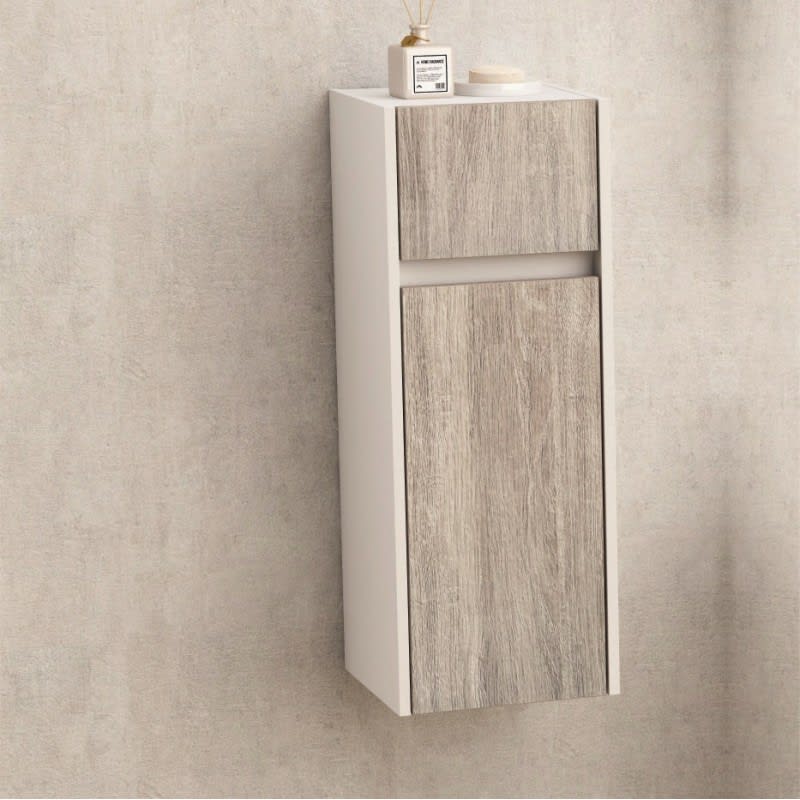 Колона за баня Inter Ceramic Ясмин, 80х30х30см, soft close механизъм, шперплат