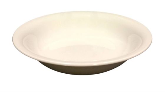 Lautanen syvä valkoinen polykarbonaatti Ø 20,5 cm