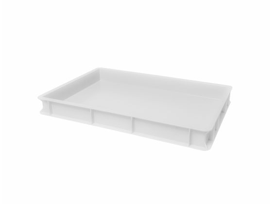 Pizzalaatikko valkoinen 600x400x70 mm