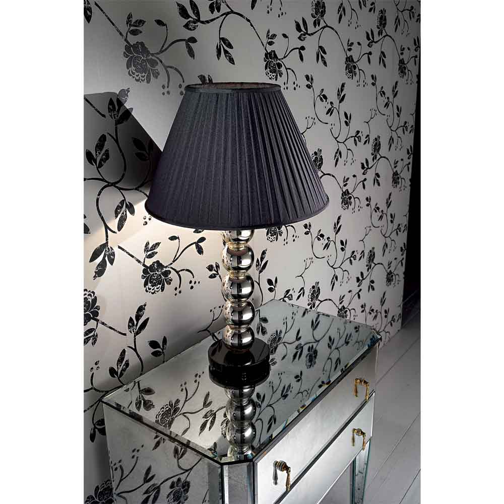 Black Lacquered Table Lamp