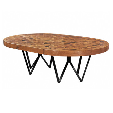 Oval dining clearance table seats 10