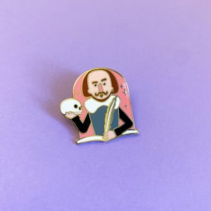 Enamel Shakespeare Pin