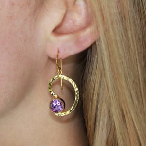 Shar Hook Earrings – Amethyst