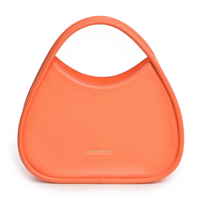 Orange Leather Bags: SS23 Bags Collection