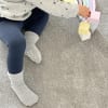 Non-Slip Stay on Baby and Toddler Socks - Grey Sky - 0-6 years