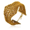 Golden Grass Lines Bracelet