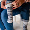 Mini Me Matching Adult and Child Family Socks Gift Set in Arctica - The Perfect Gift