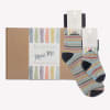 Mini Me Matching Sock Gift Set in Bobby Stripe - The Perfect Father’s Day Gift