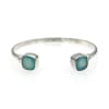 Bia Bangle – Aqua Chalcedony