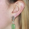Carla Post -korvakorut – Smokey ja Aqua Chalcedony ja Blue Topaz