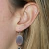 Kora Hook Earrings – Blue Kalimya And Blue Cubic Zirconia