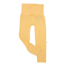 Keltainen 2 in 1 leggings -Bold and Brights: Super soft bamboo leggings with integrated removable socks