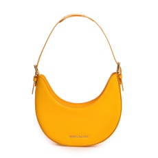 Keltainen Croissant Bag: Italian Leather