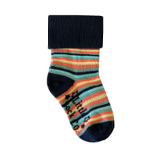 Non-Slip Stay On Socks in Smarty Stripe